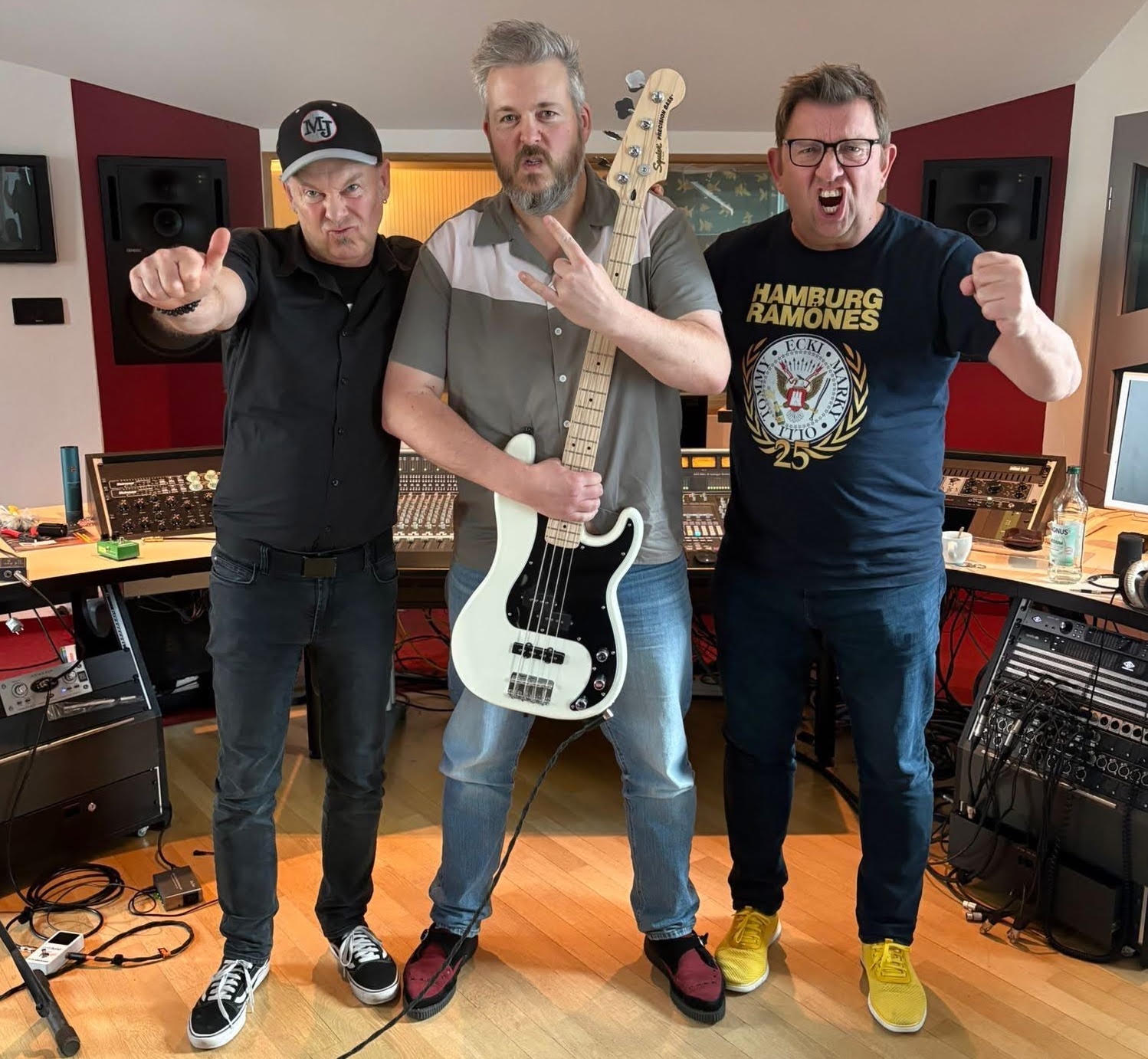 Fun at the studio
